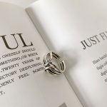 Fashion Width Surface Knot Winding Thai Silver Color Ring Open Finger Ring For Women Jewelry Gifts S-R740 - Image 5